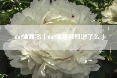 dnf偷渡器「dnf偷渡被和谐了么」