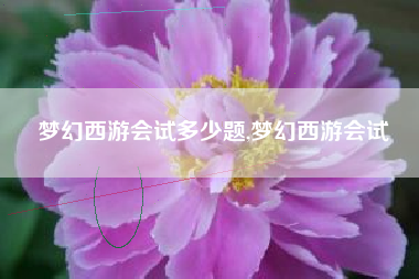 梦幻西游会试多少题,梦幻西游会试