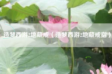 造梦西游2地藏戒（造梦西游2地藏戒指）