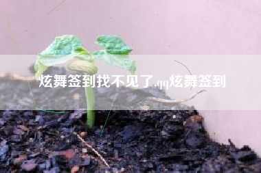 炫舞签到找不见了,qq炫舞签到