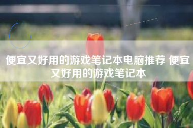 便宜又好用的游戏笔记本电脑推荐 便宜又好用的游戏笔记本