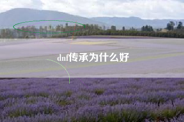 dnf传承为什么好