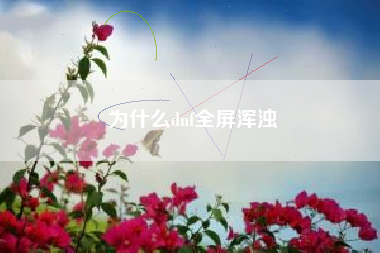 为什么dnf全屏浑浊