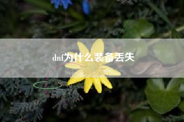 dnf为什么装备丢失