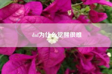 dnf为什么觉醒很难