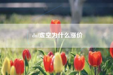 dnf虚空为什么涨价