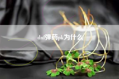 dnf弹药pk为什么