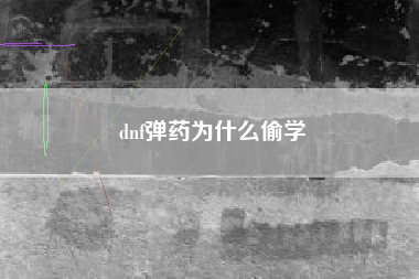 dnf弹药为什么偷学