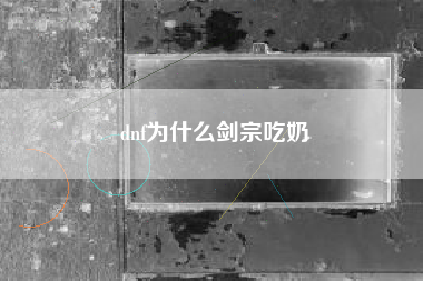 dnf为什么剑宗吃奶