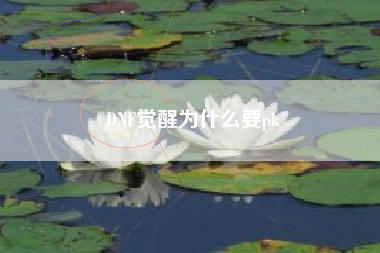 DNF觉醒为什么要pk