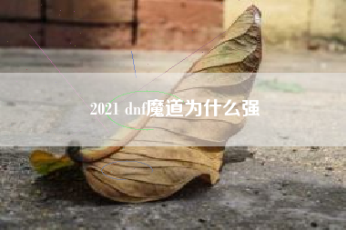 2021 dnf魔道为什么强