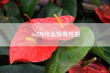 dnf为什么没有残影