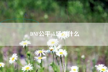 DNF公平pk场为什么