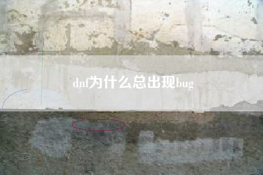 dnf为什么总出现bug