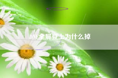 DNF全屏登上为什么掉