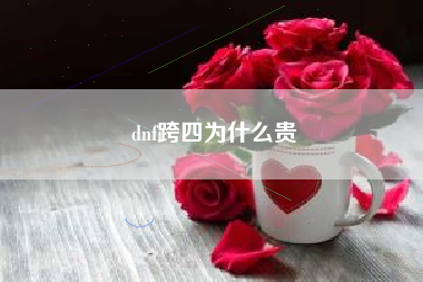 dnf跨四为什么贵