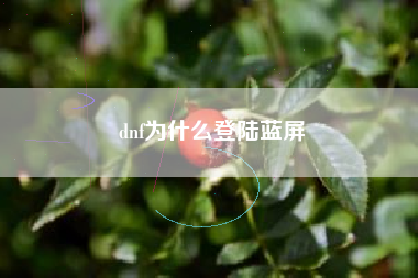 dnf为什么登陆蓝屏